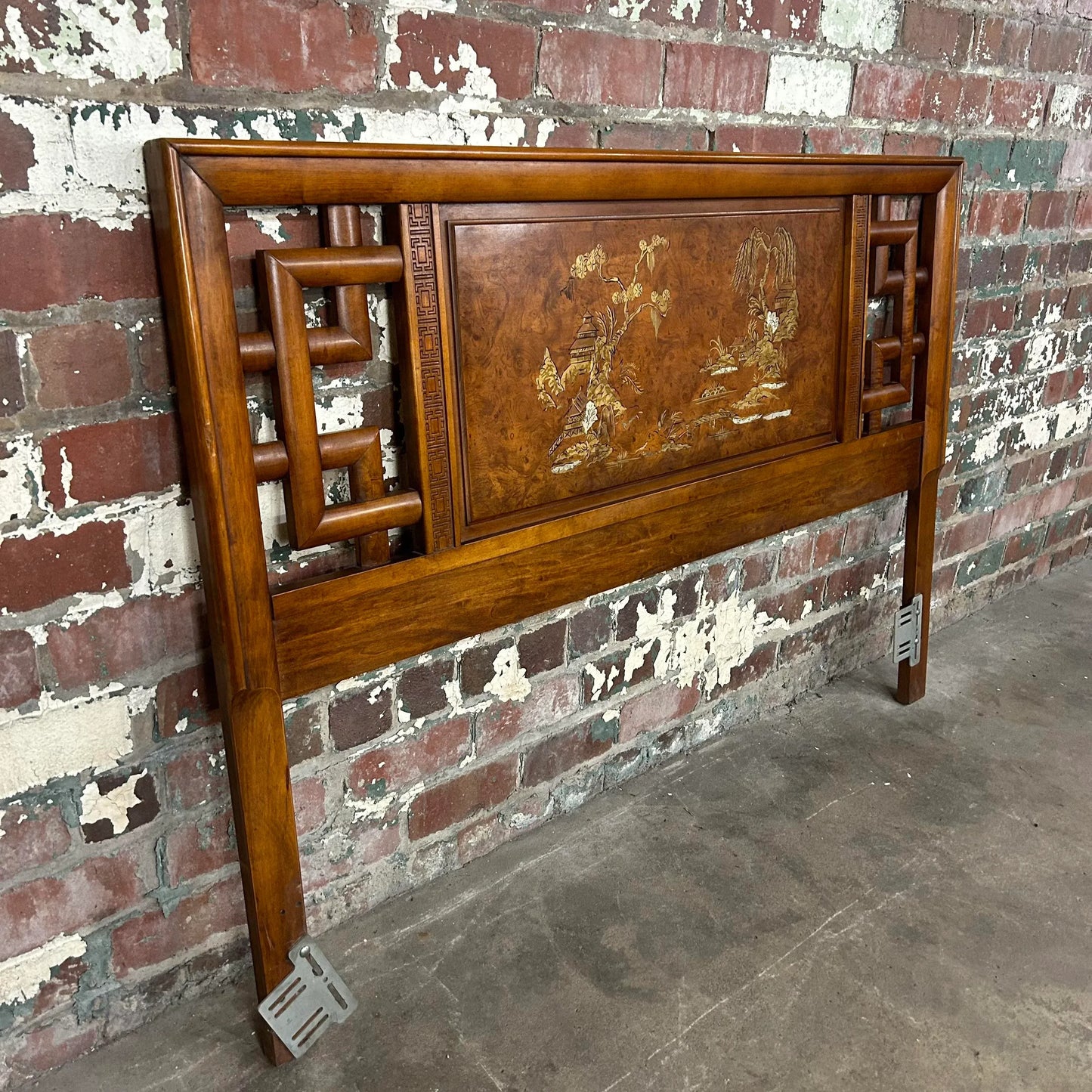 Mid Century Modern Full Size Headboard by Henry Link