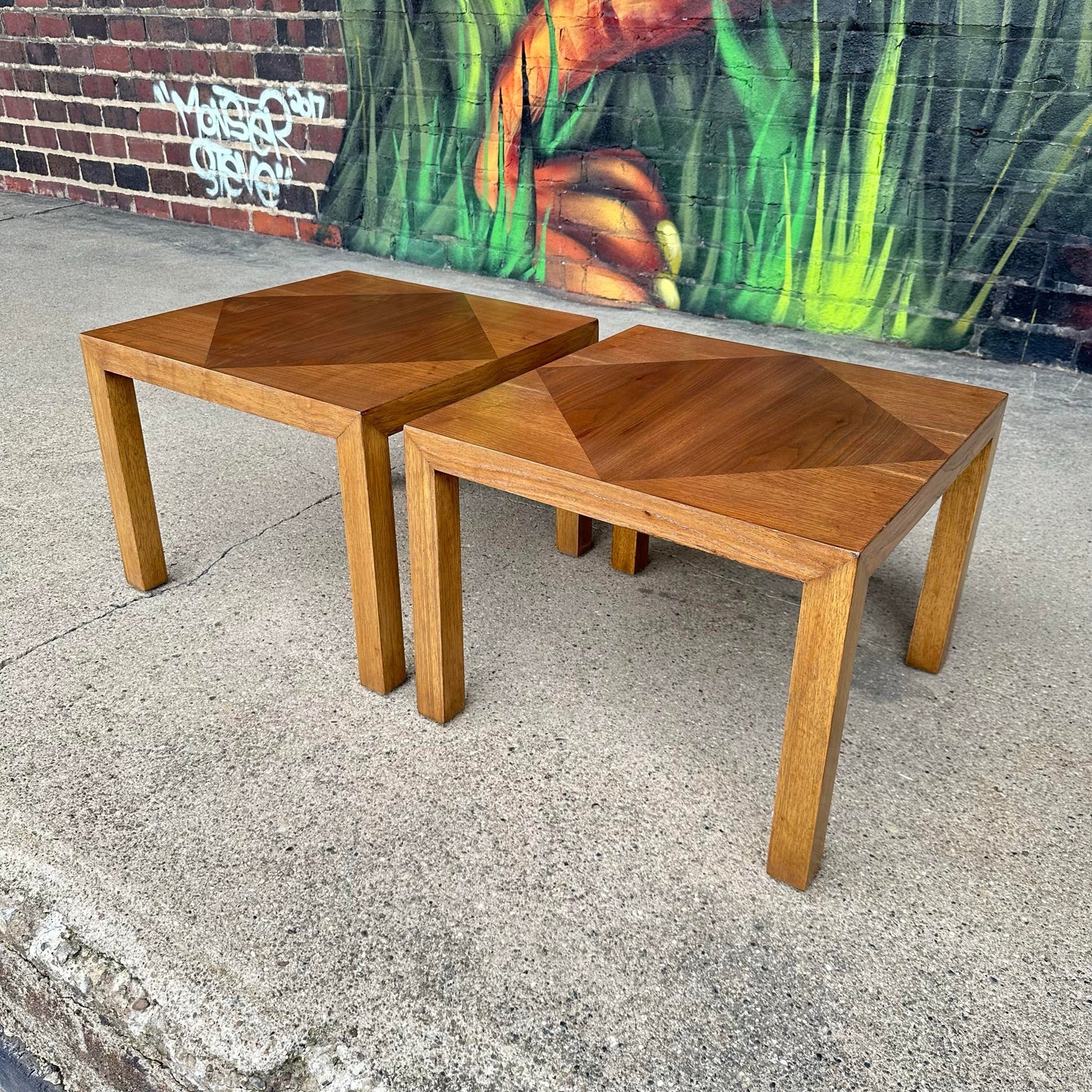 Pair of Lane End Tables Refinished