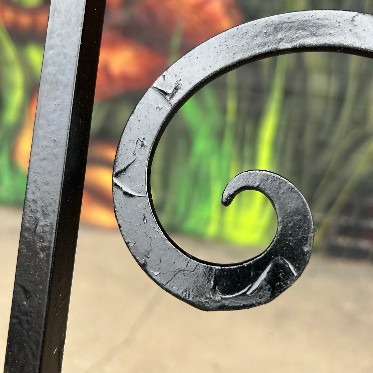 Mid 20th Century Salterini Abstract Floral Outdoor Dining Chair, Attributed