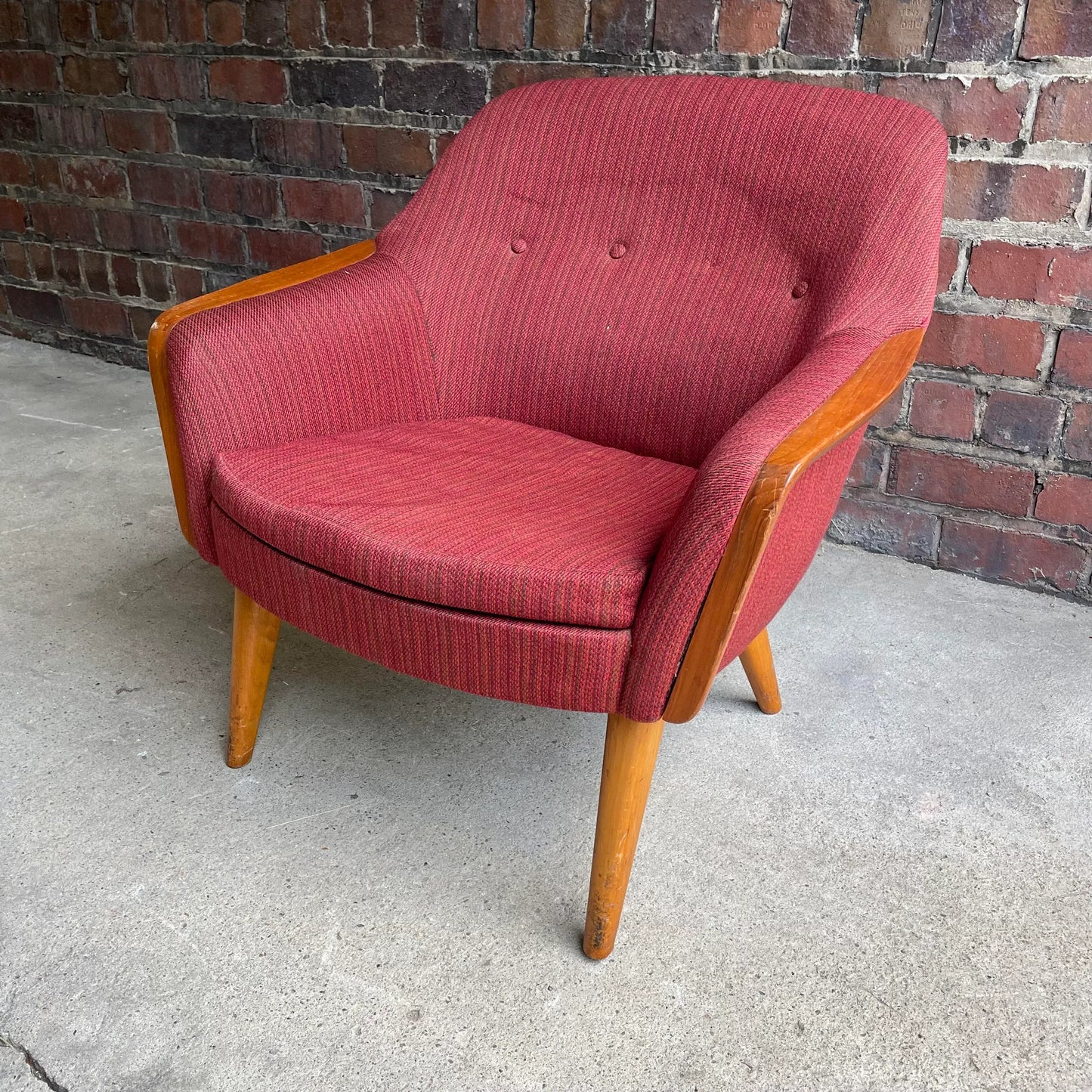 Norwegian Modern Mid Century Teakwood Armchair
