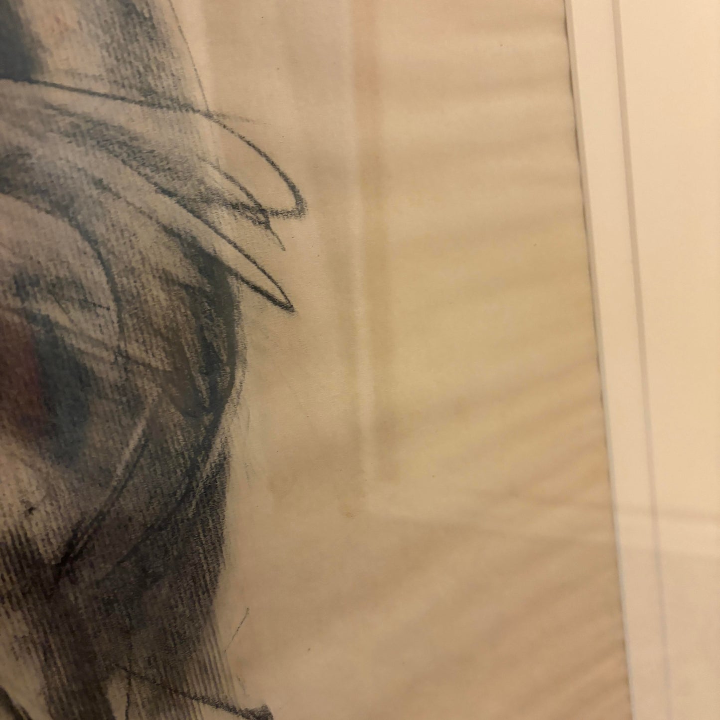 Mario Fallani “Study of Seated Woman” Pencil Drawing