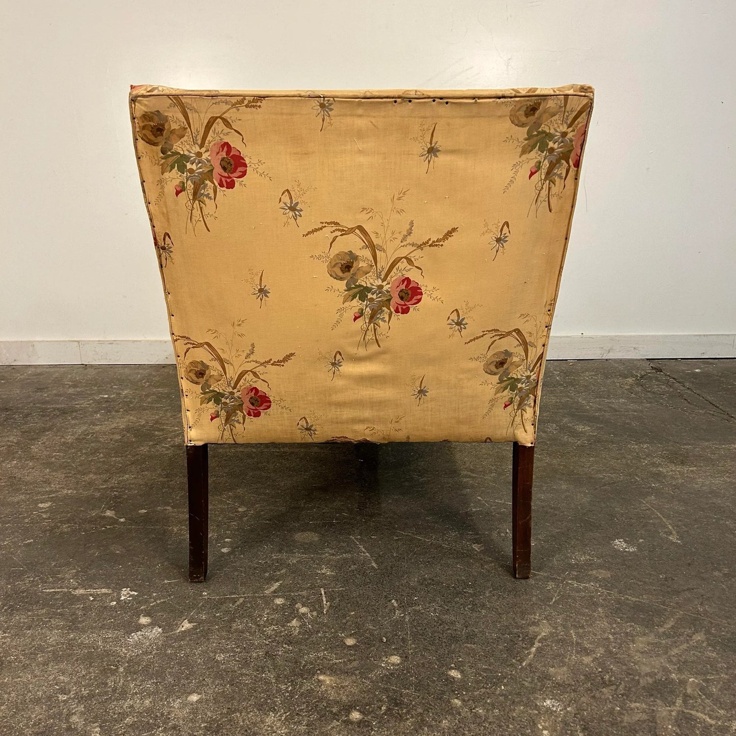 Napoleon III French Style Chaise Lounge Chair for Reupholstery