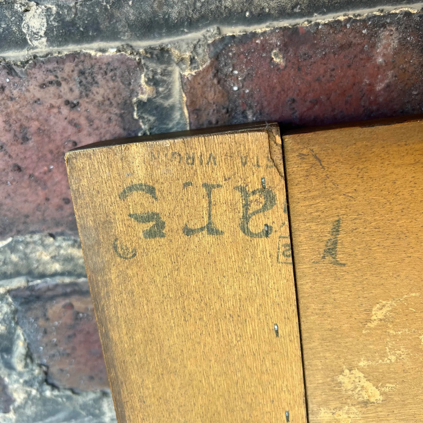 Mid Century Brutalist Lane Pueblo Twin Size Headboard