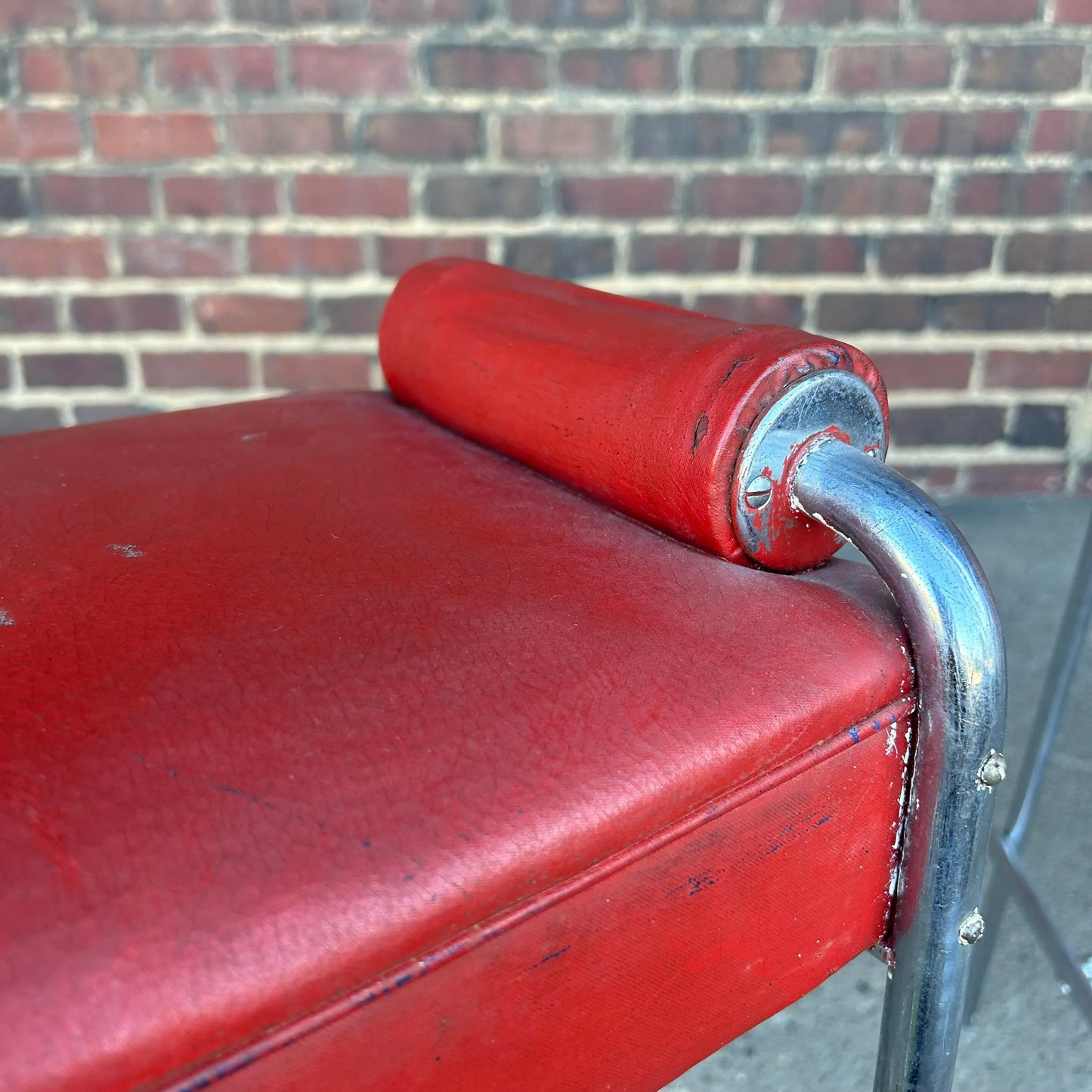 Set of 4 Art Deco Machine Age Bar Stools From Empire State Building
