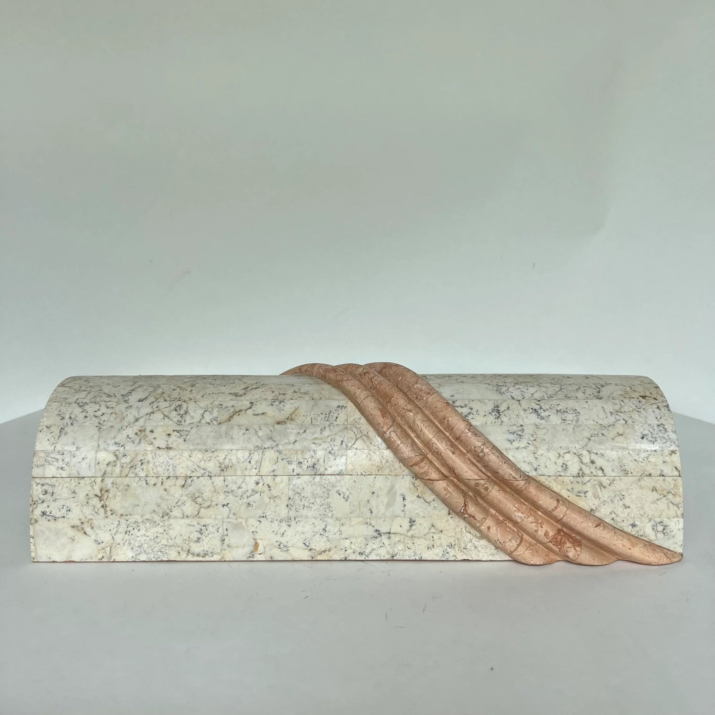 Maitland Smith Tessellated Marble Storage Box