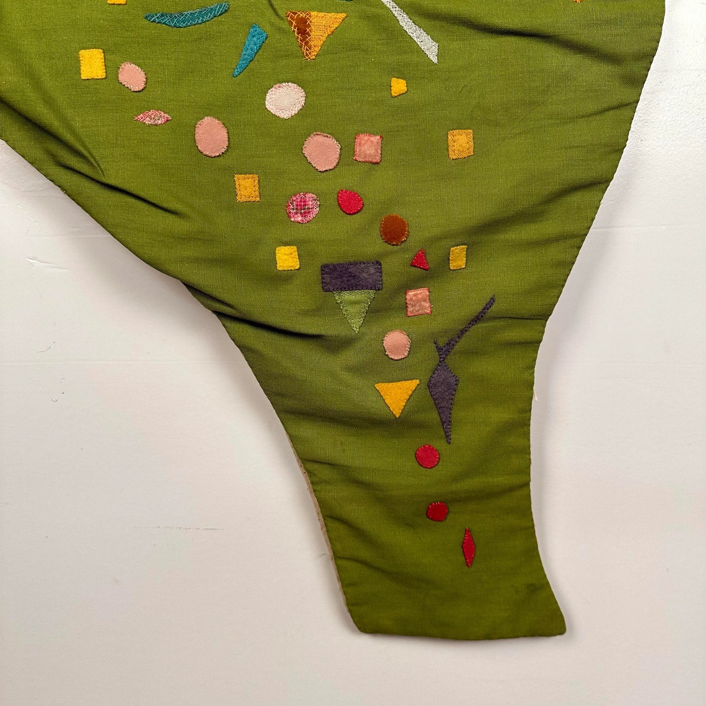 1960s Studio Made Kristina Friberg Fiber Art Tapestry “Joy”