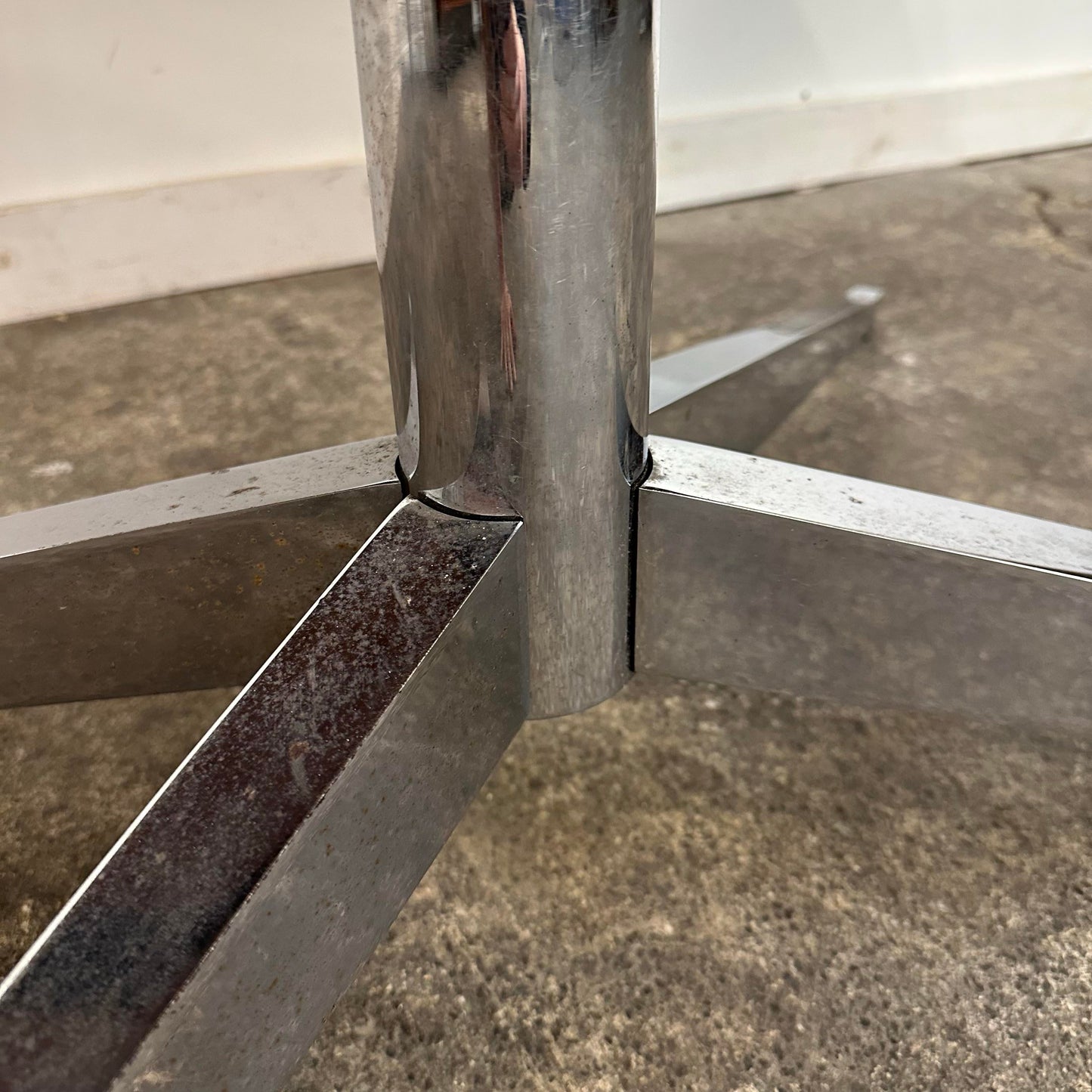 Mid Century Modern Florence Knoll Oval Dining Table Desk for Knoll