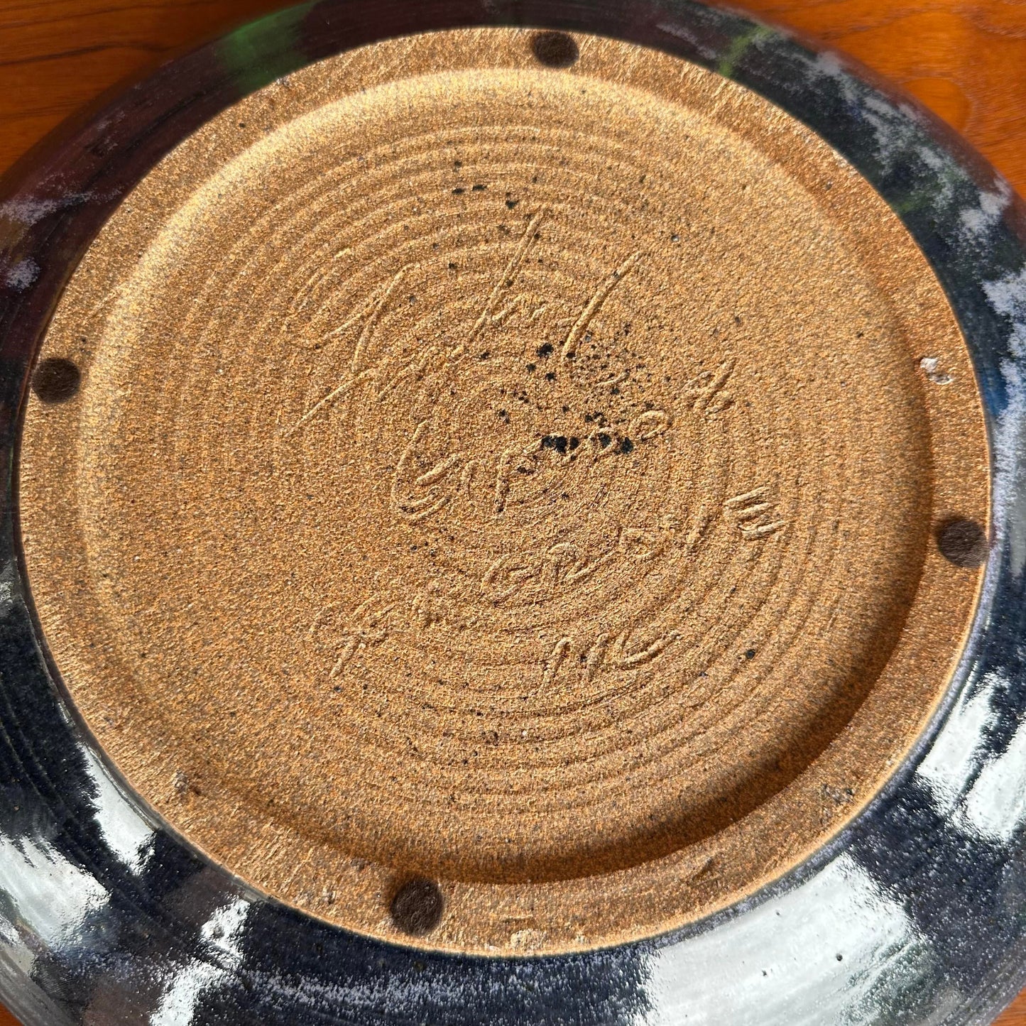 Seagrove Pottery Large Ceramic Serving Bowl