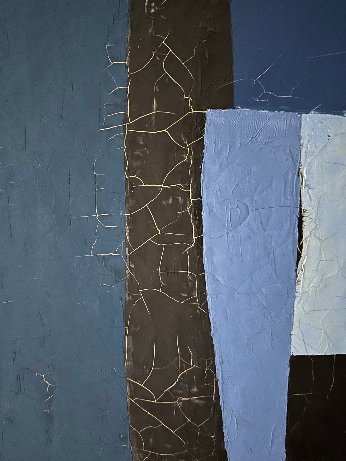 Extraordinary Gail Cottingham Abstarct Painting 1970’s American Aspen Colorado