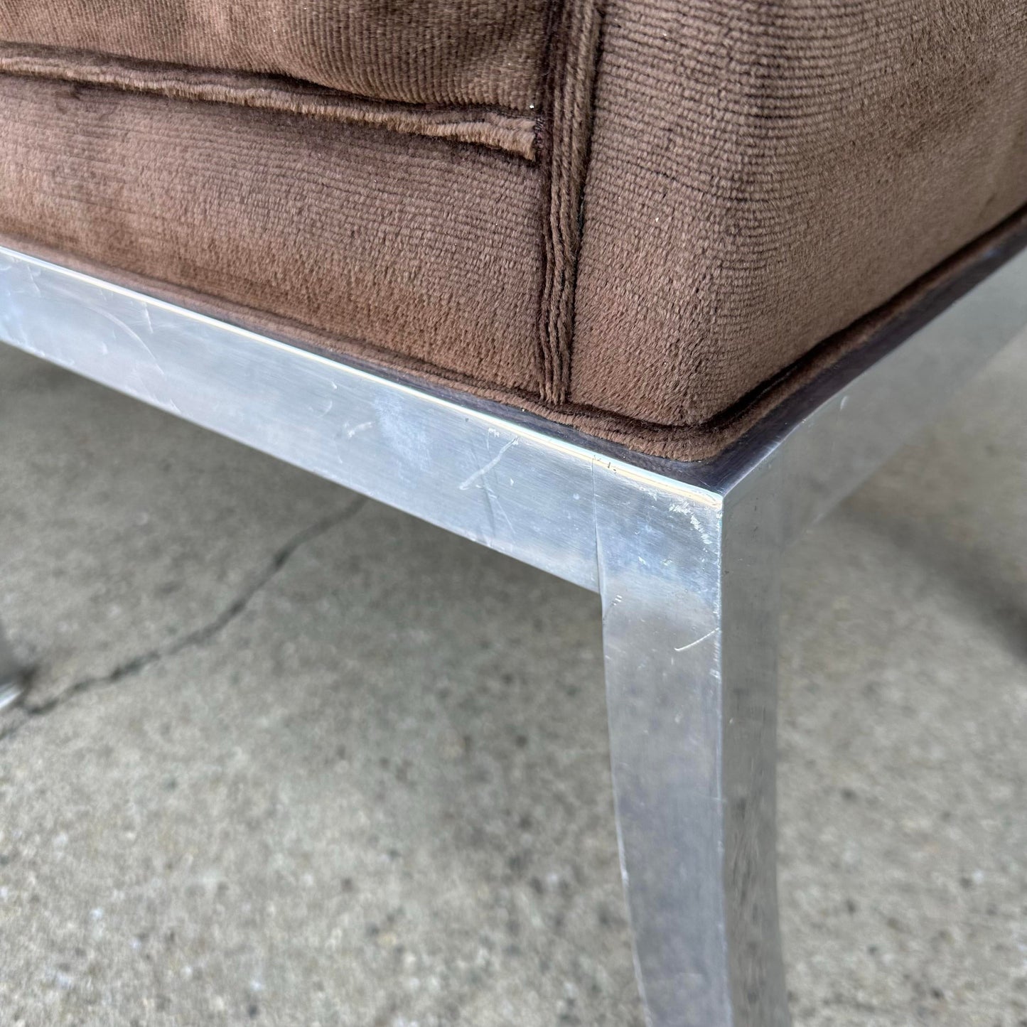 Set of Six Vintage Dia Style Dining Chairs Mid Century Modern Aluminum