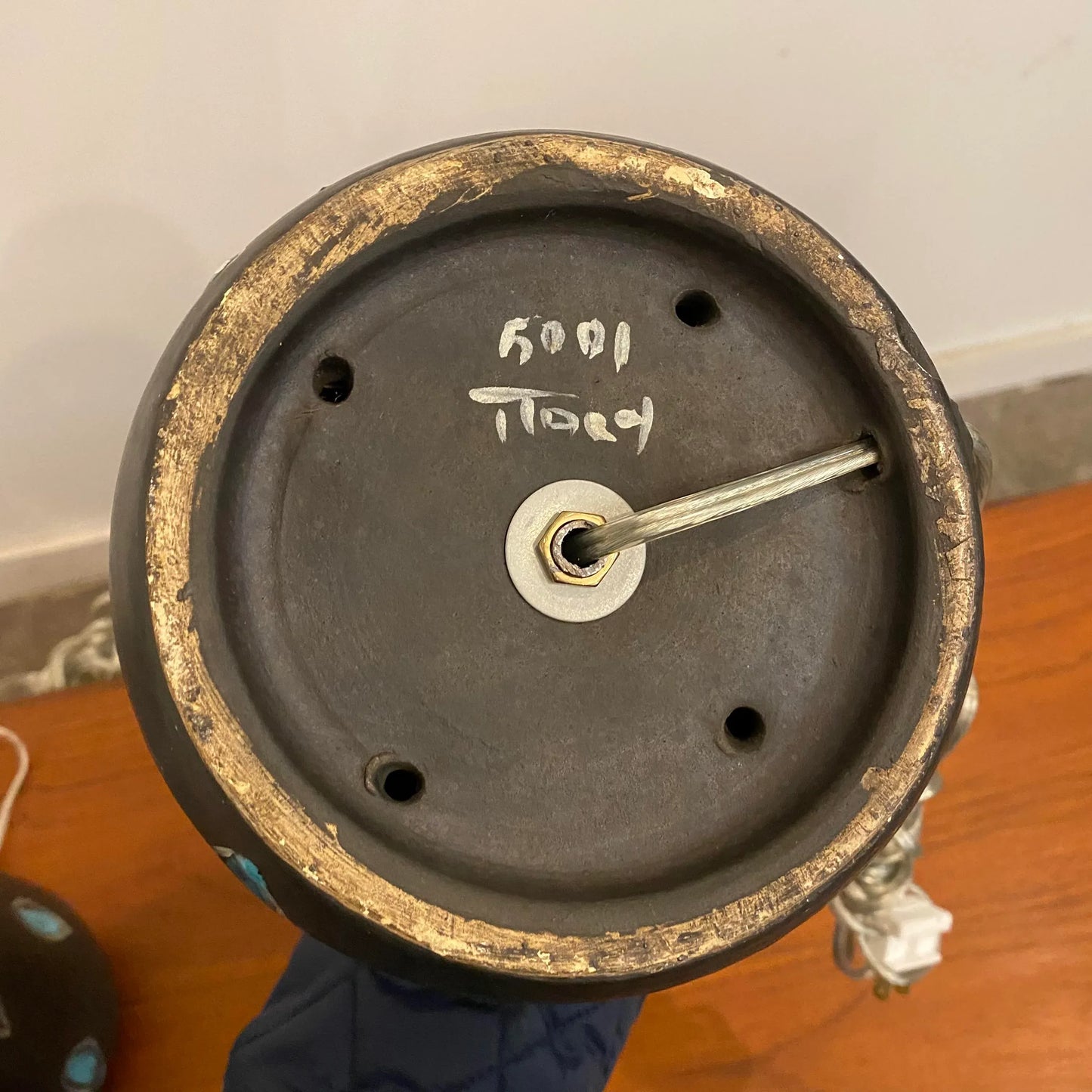 Pair of Italian Pottery Table Lamps