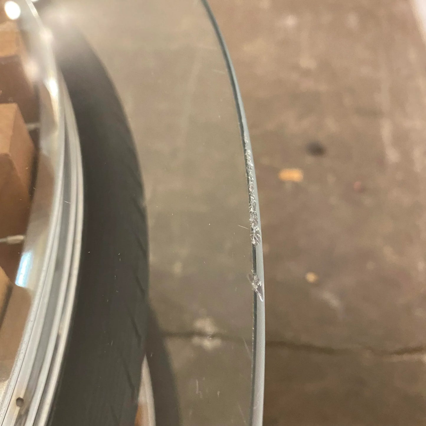 Studio Made Round Bicycle Wheel Table by K. Griesen