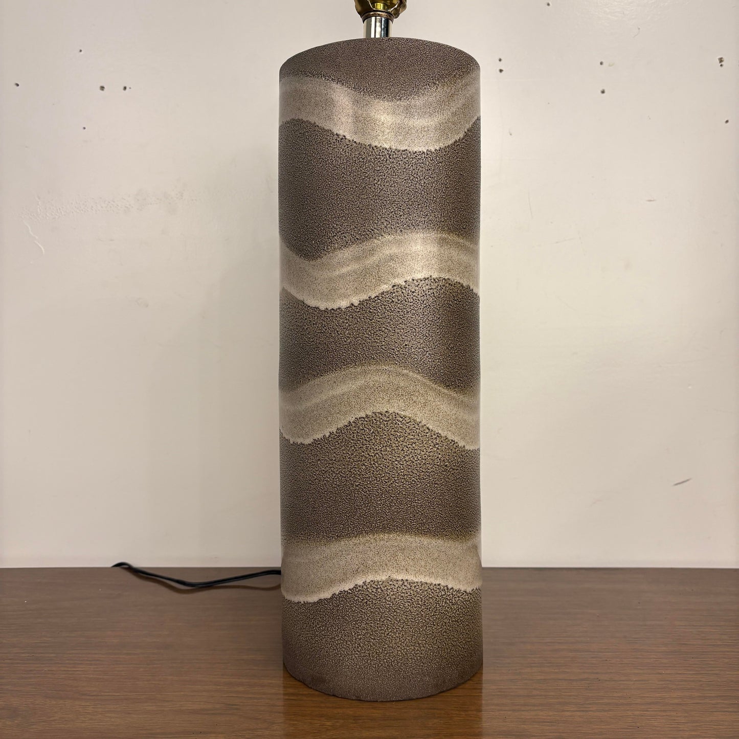 Mid Century Modern Ceramic Cylinder Lamp