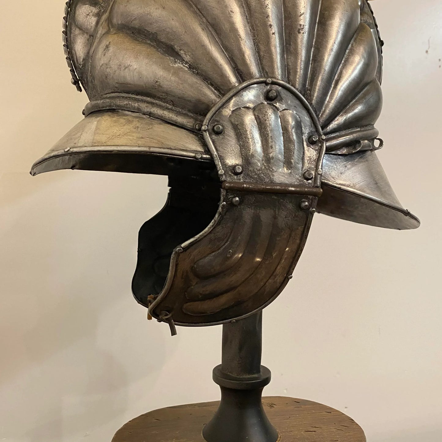 Roman Helmet Table Lamp Substantial Large