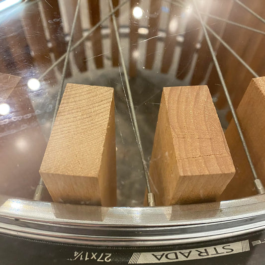 Studio Made Round Bicycle Wheel Table by K. Griesen