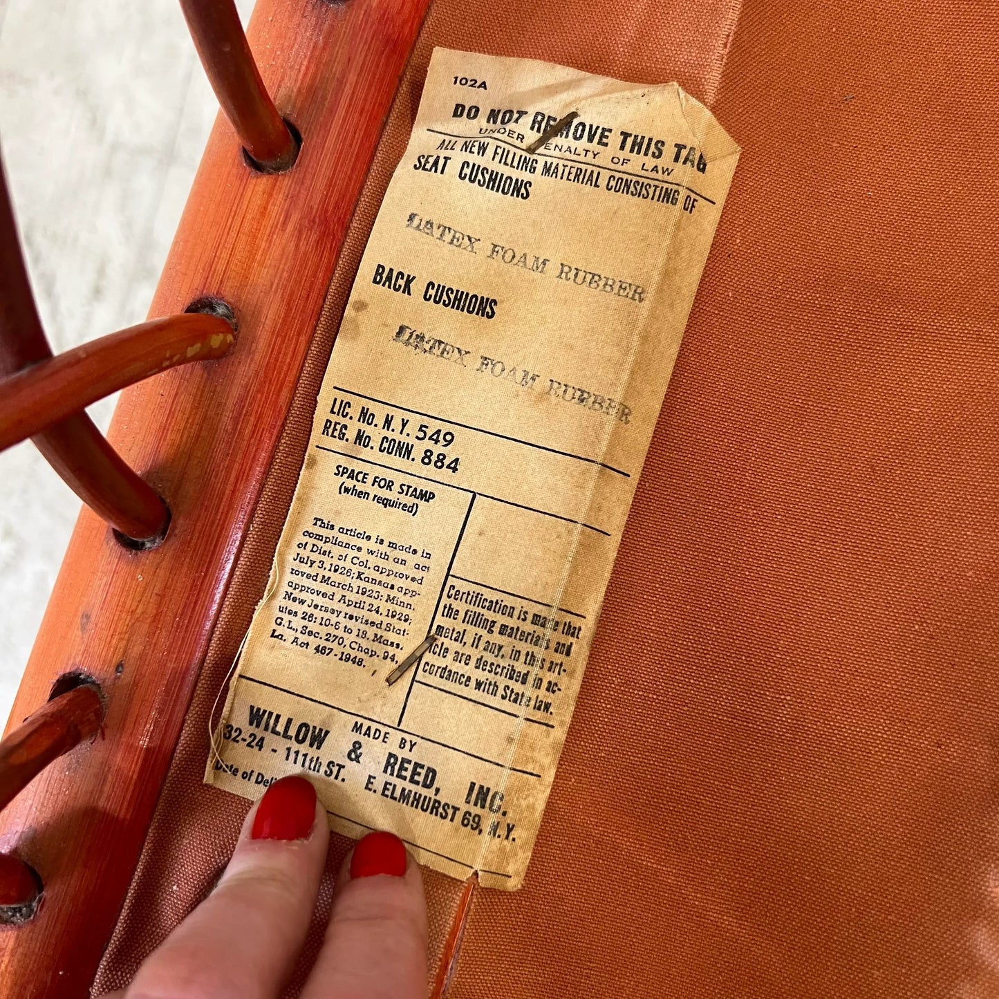 Tommi Parzinger for Willow Reed Lounge Chair