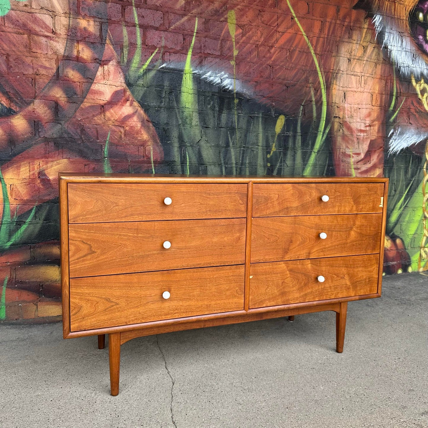 Kipp Stewart for Drexel Declaration 6-Drawer Low Dresser