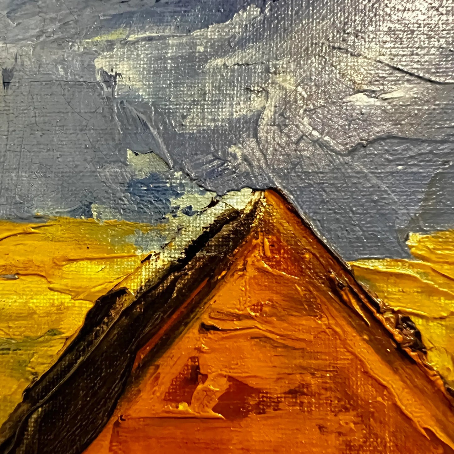 Béla Erdélyi Landscape Cityscape Painting Framed