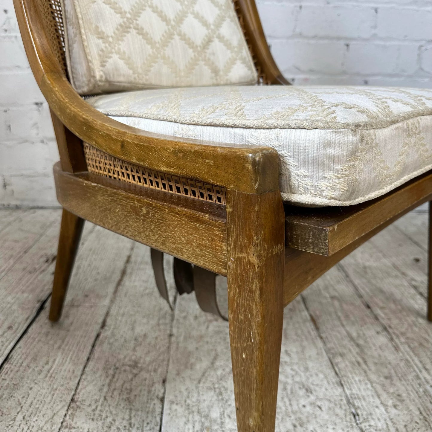 Set of 3 Harvey Probber Caned 'Gondola' Side Chairs