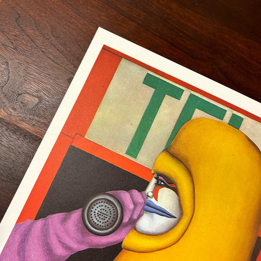 Richard Lindner “Telephone” 1980 Exhibition Lithograph Poster