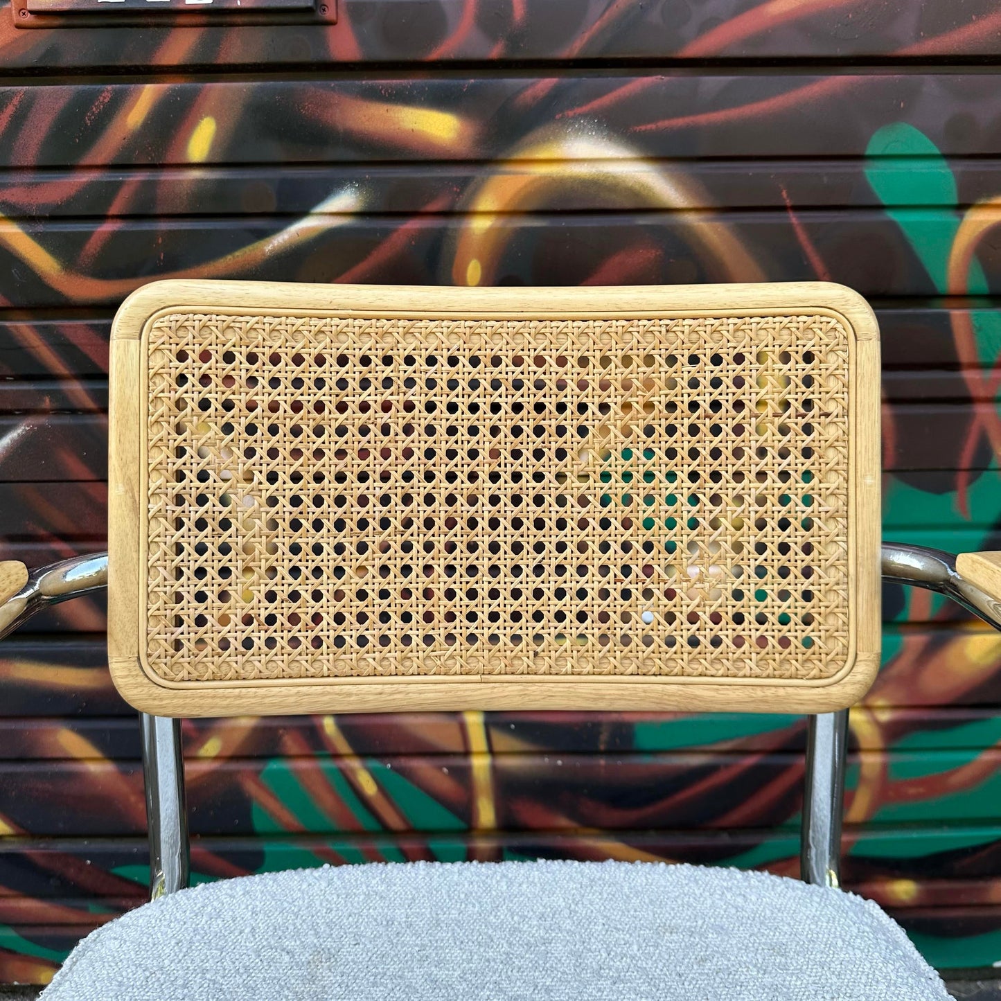 Set of 6 Marcel Breuer Cesca Style Dining Chairs