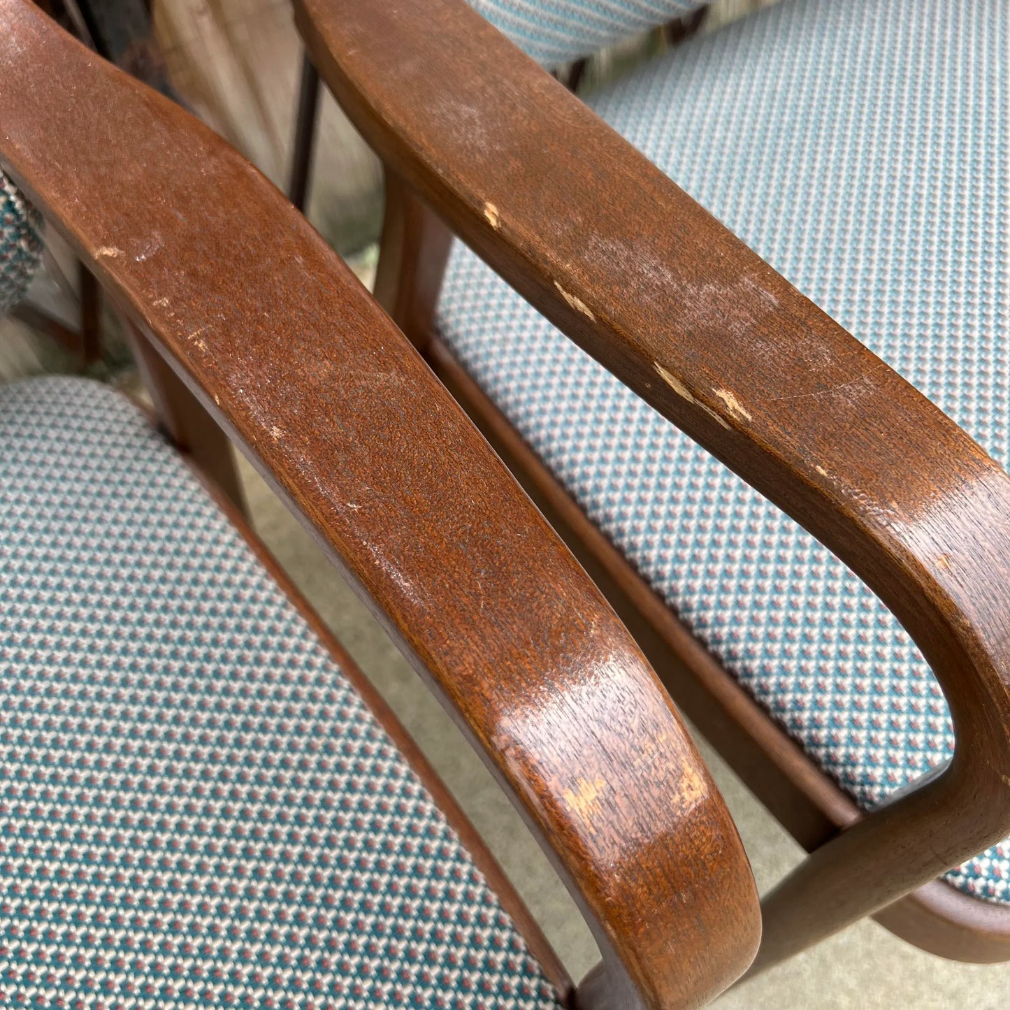 Pair of Knoll Bentwood Chairs by Don Pettit