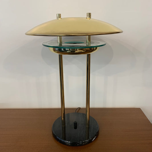 1980s Brass Table Lamp