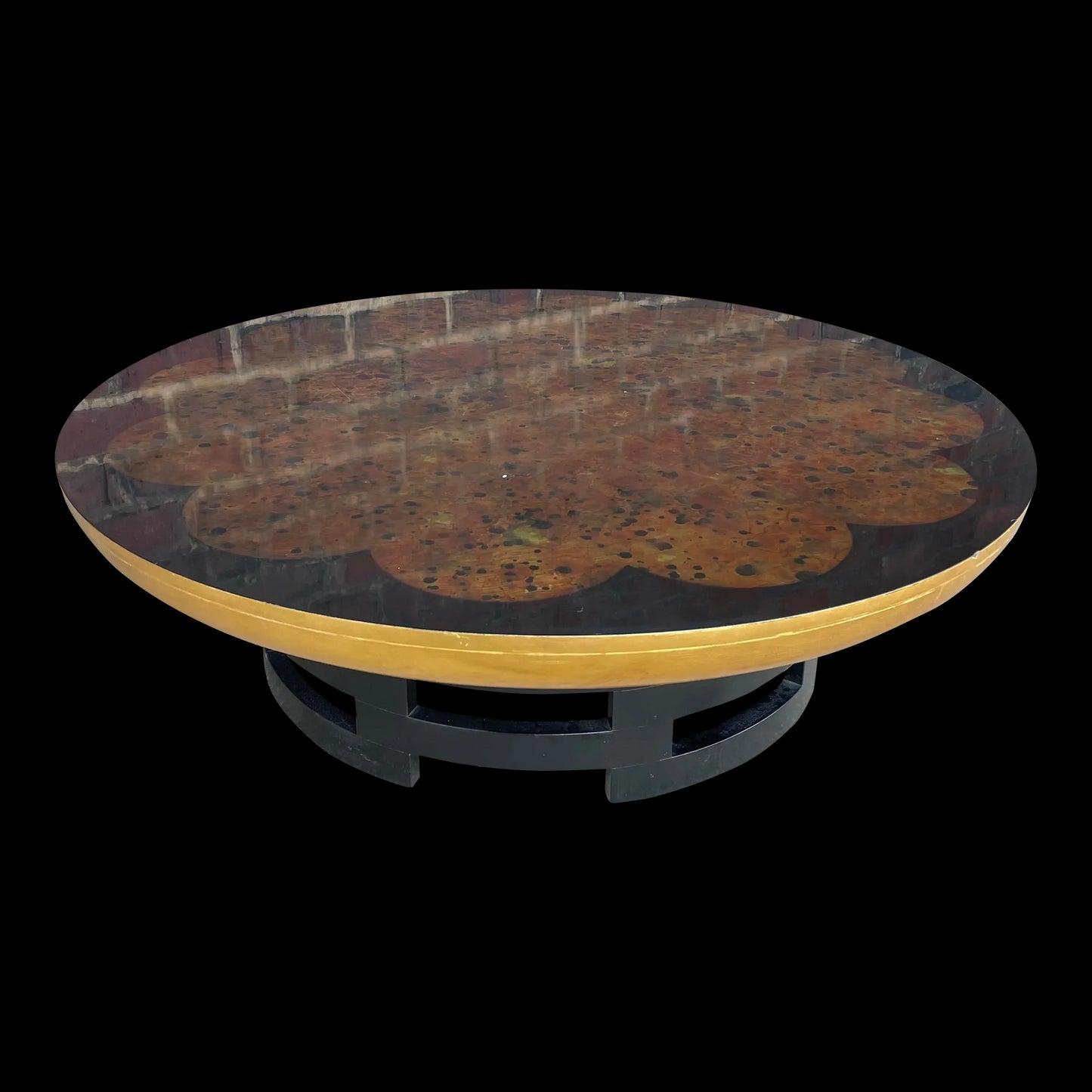 Mid 20th Century Kittinger Furniture Modern Lotus Coffee Table