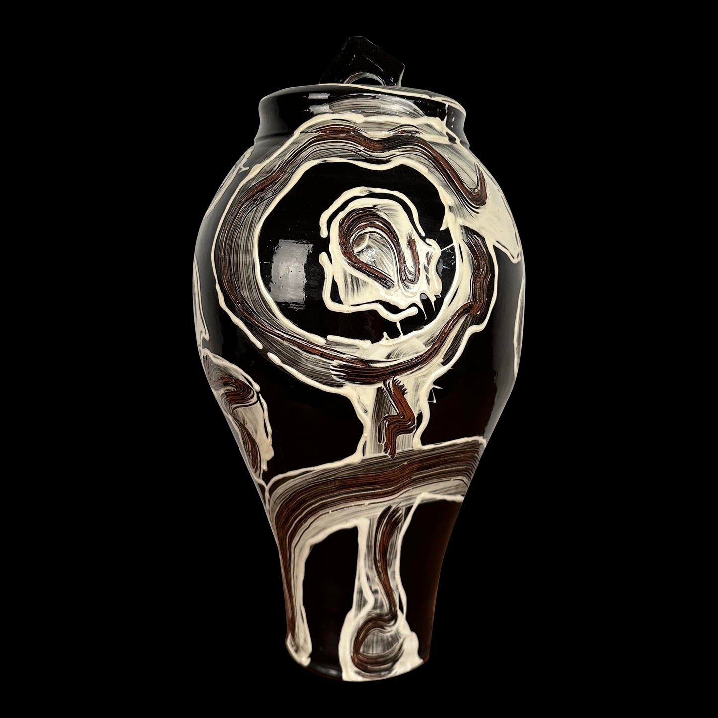 Studio Made Craig Bird Ceramic Vase Urn