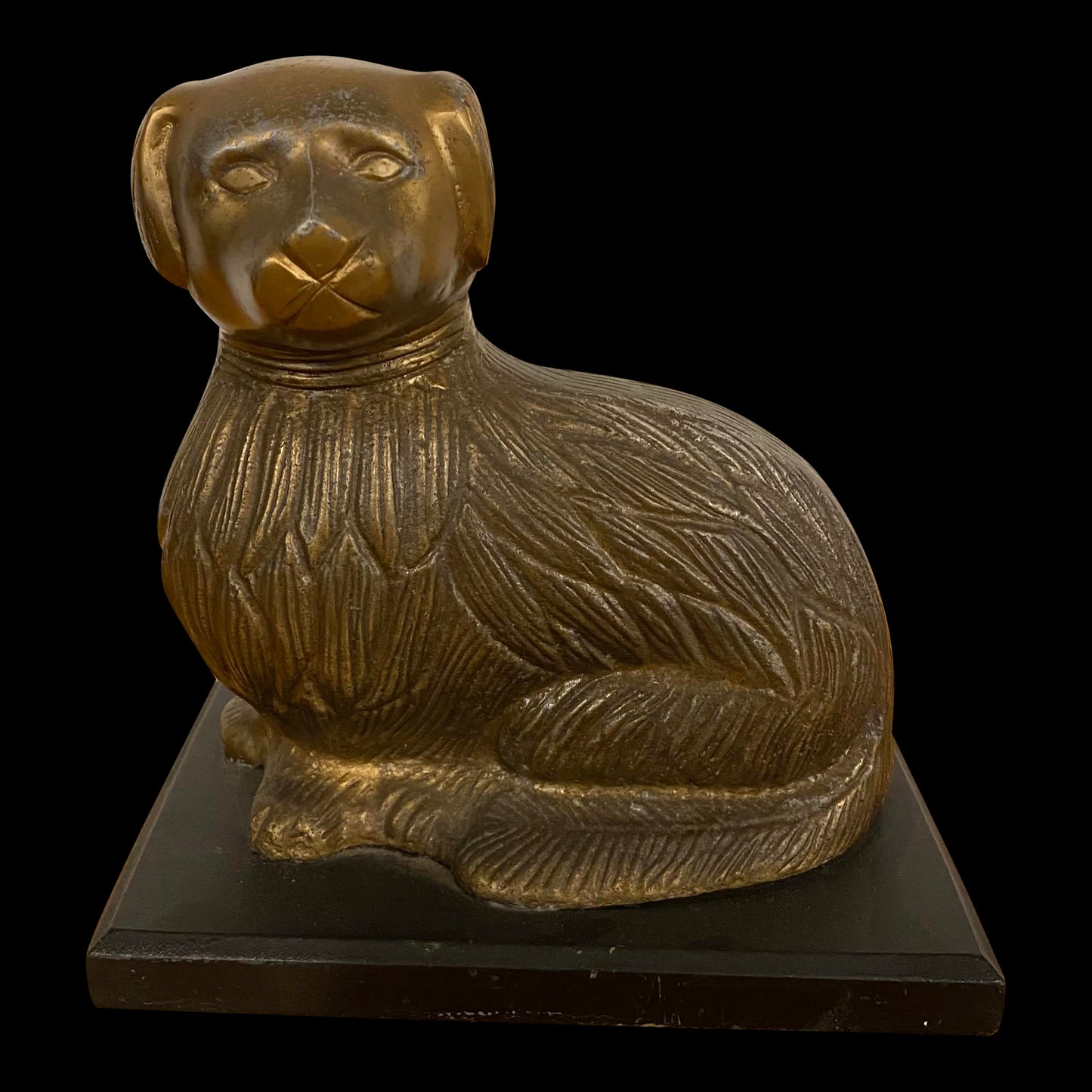 Mid Century Modern Brass Figure Dog