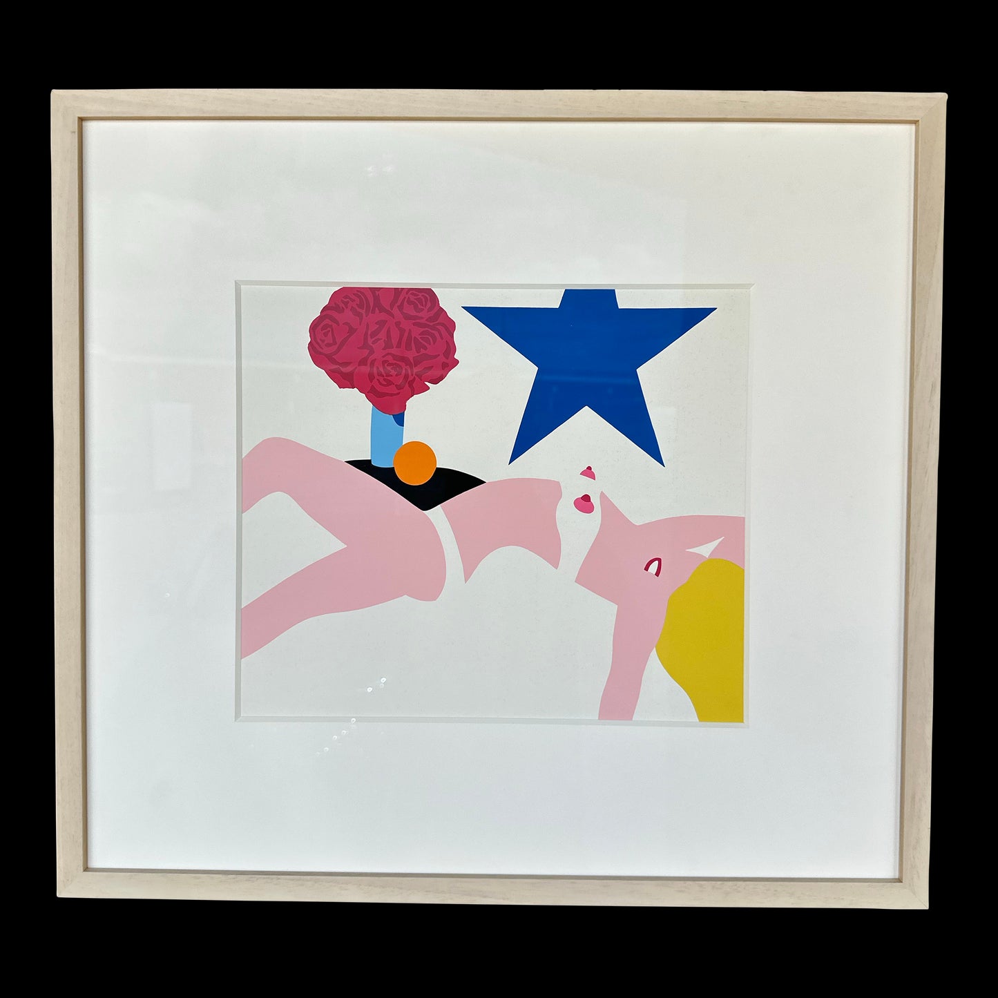 Tom Wesselmann Nude Screen Print 1968 Expertly Framed