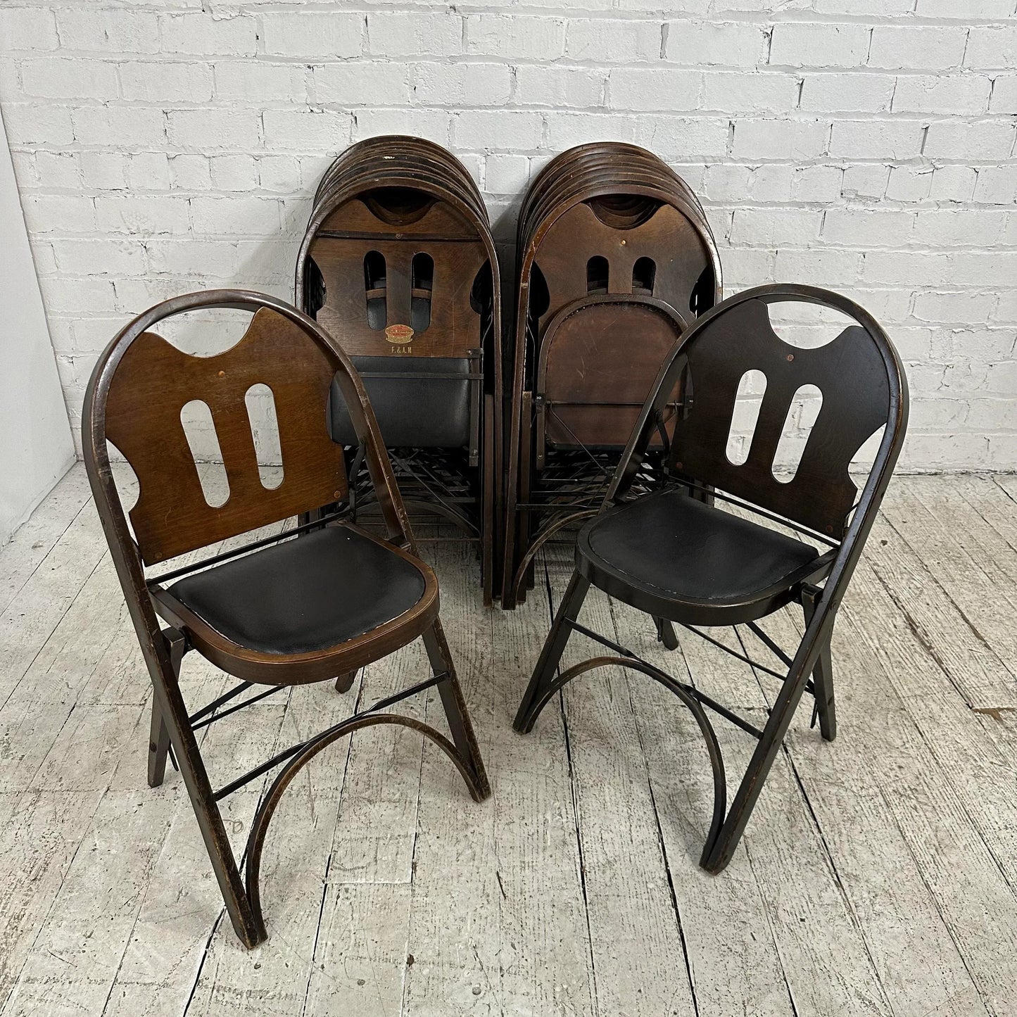 Louis Rastetter and Sons Wooden Folding Chair