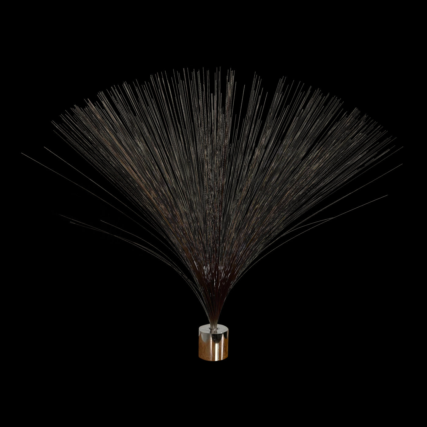 Mid Century Modern Harry Bertoia Style Spray Sculpture Chrome