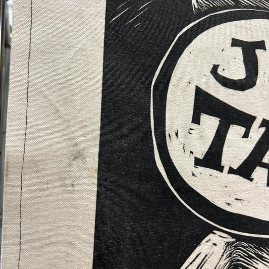 Barn Stormers David Ellis “We Built a Big-Ass Cardboard Goat” Giant Block Print