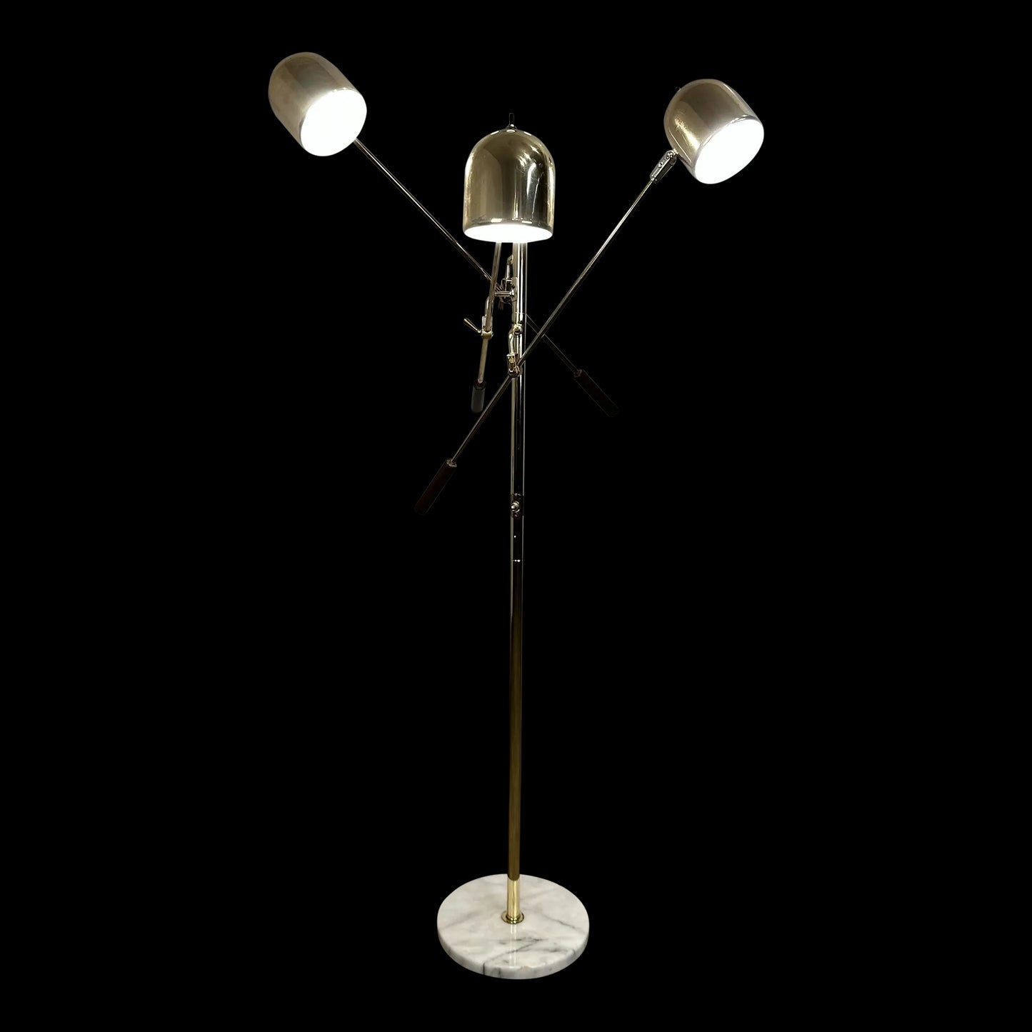 Triennale Style Brass Floor Lamp