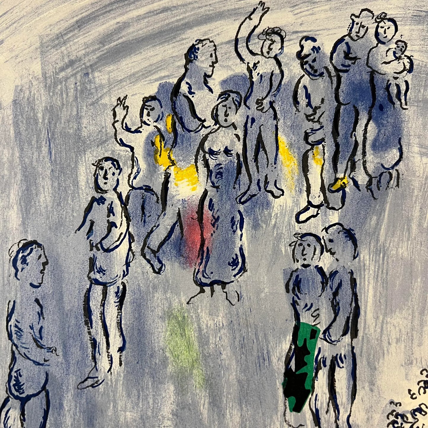 Marc Chagall “The Magician of Paris” Lithograph 1970