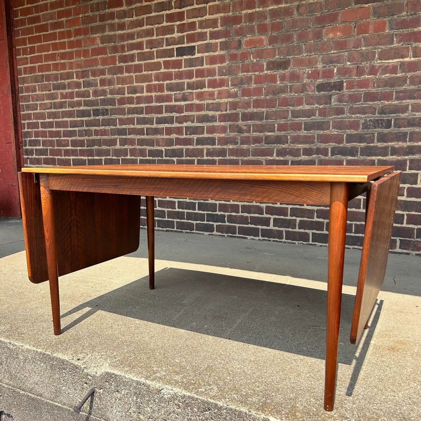 Kurt Østervig Rosewood Drop Leaf Dining Table