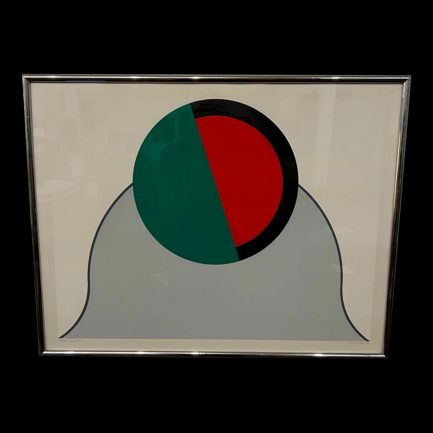 1971 Takesada Matsutani “Signal” Lithograph 70/75
