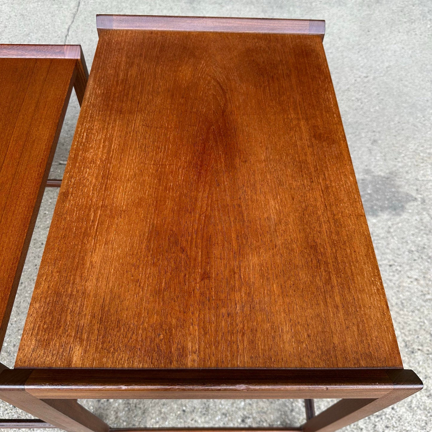 Mid 20th Century Danish Teak Nesting Side Tables