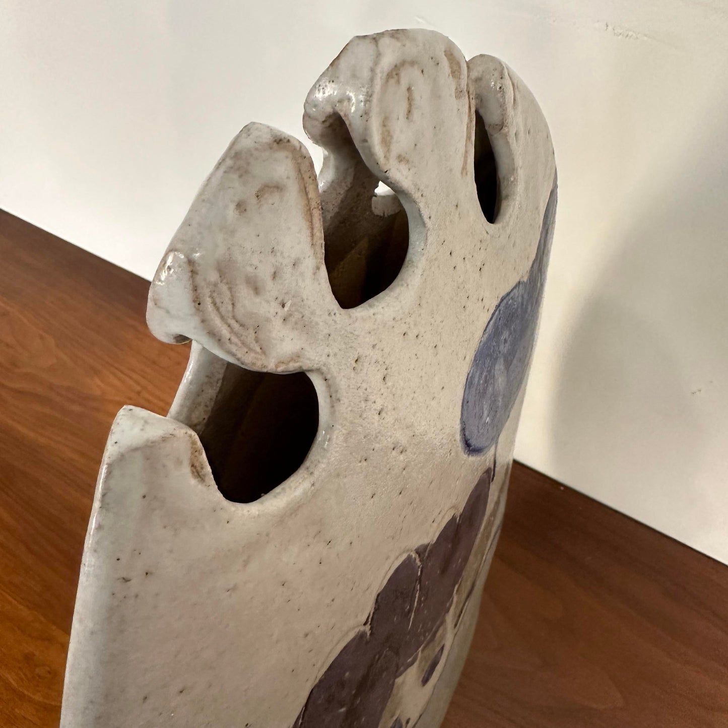 Tall Sculptural Vase by Larry Calhoun “Landscape Weed Pot”