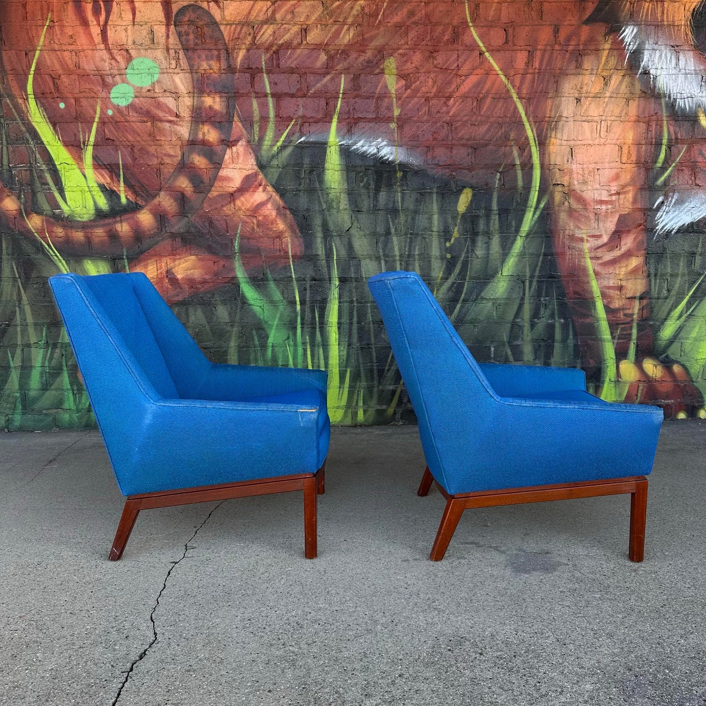 Pair of Erik Kolling Andersen Lounge Chairs