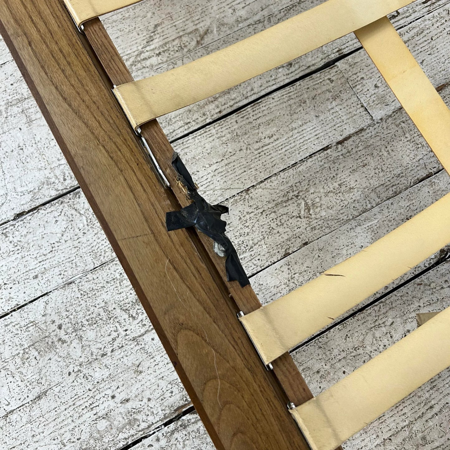 Mid Century Modern Brass Leg Daybed Sofa