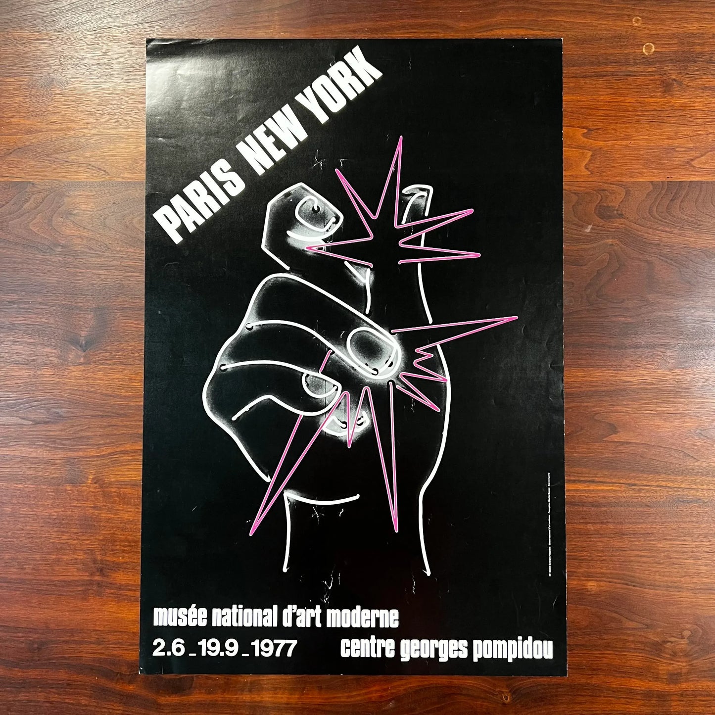 Paris New York 1977 Lithograph by Roman Cieslewicz and Martial Raysee