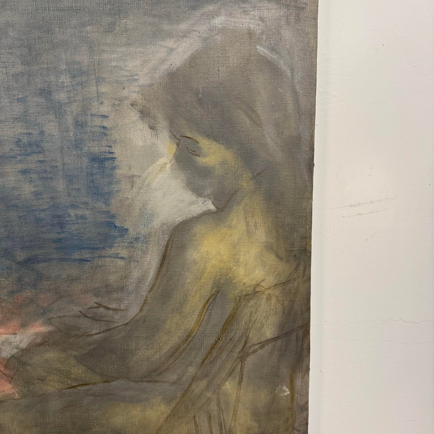 Nude Abstract Figure Painting