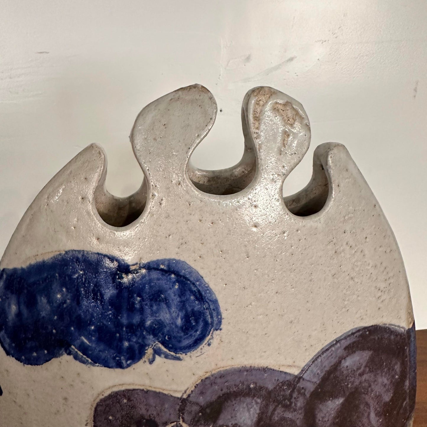 Tall Sculptural Vase by Larry Calhoun “Landscape Weed Pot”