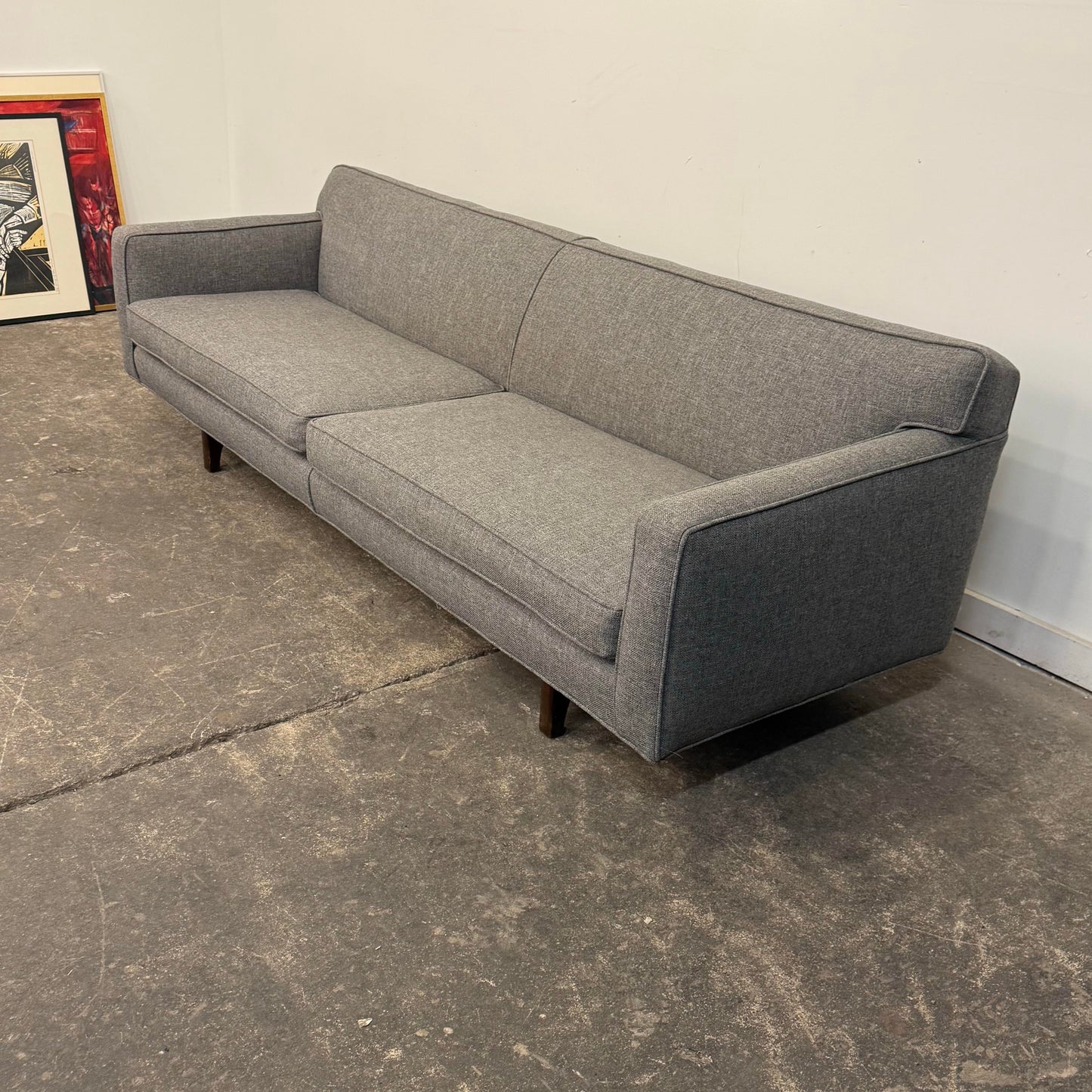 Edward Wormley Bracket Back Sofa for Dunbar