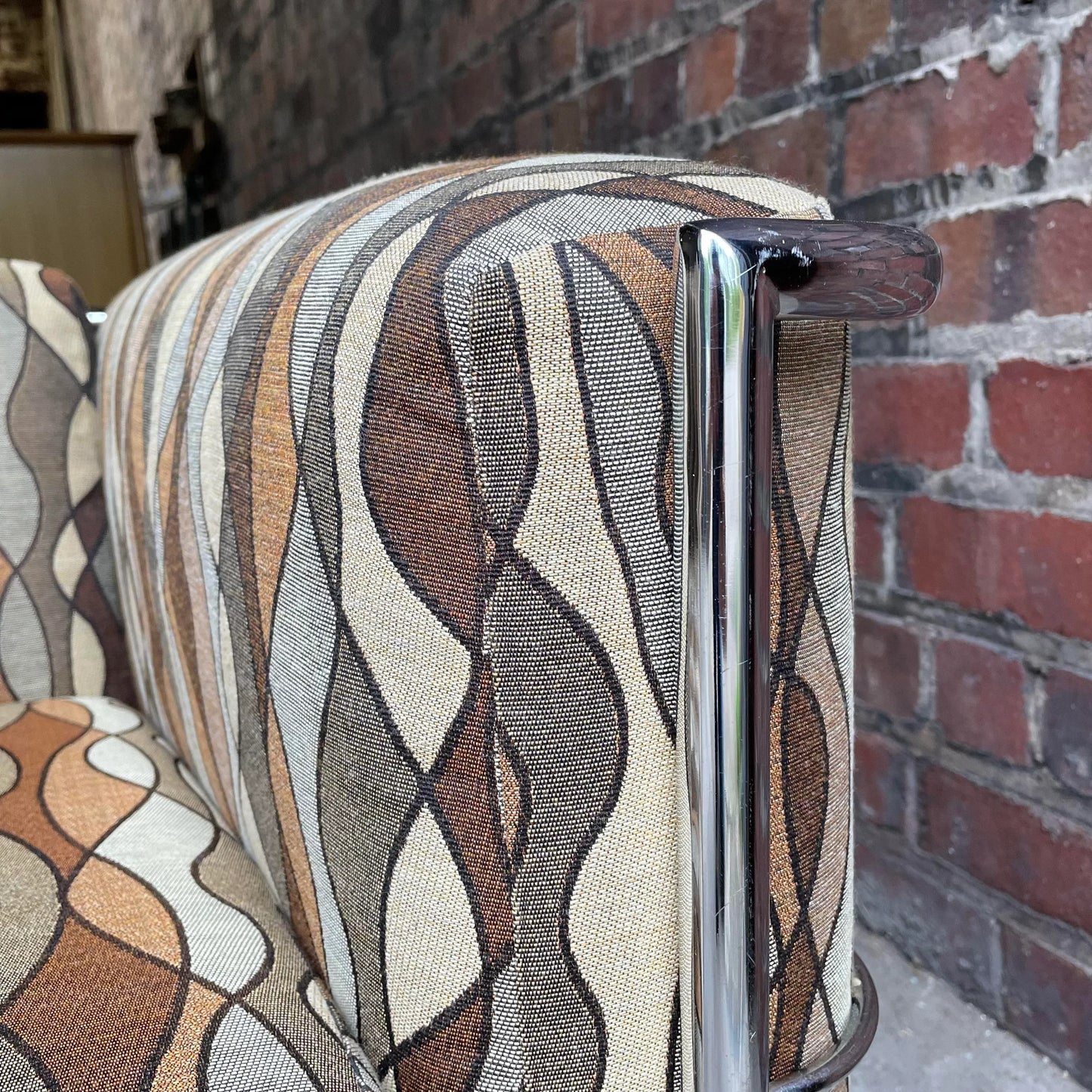 Corbusier Style Club Chair by Jack Cartwright 1970’s American Midcentury