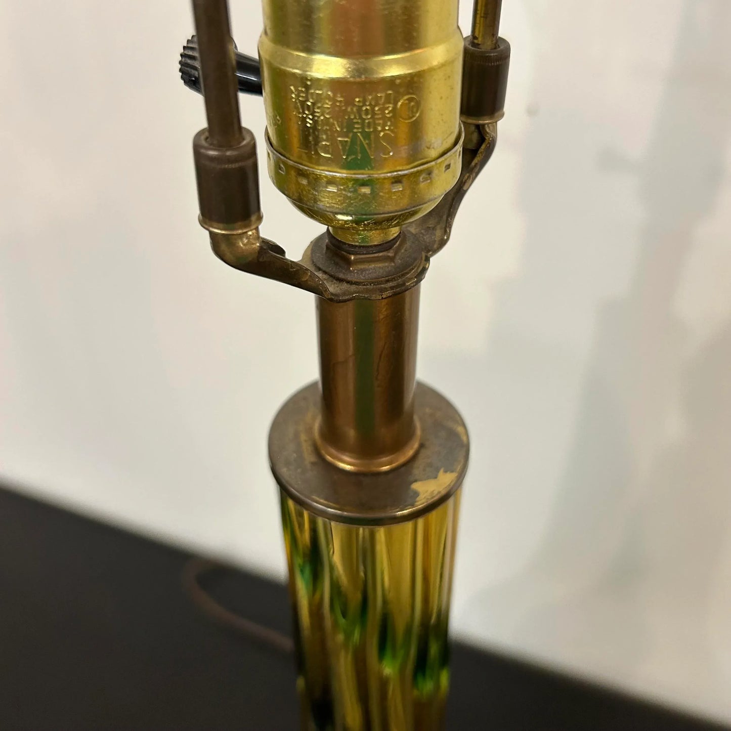 Mid Century Murano Glass Table Lamp