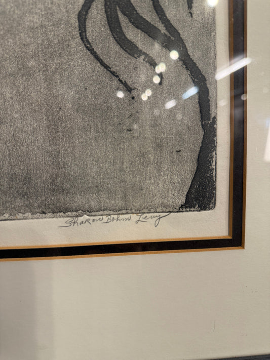 Sharon Bohm Levy “woman” Etching Print