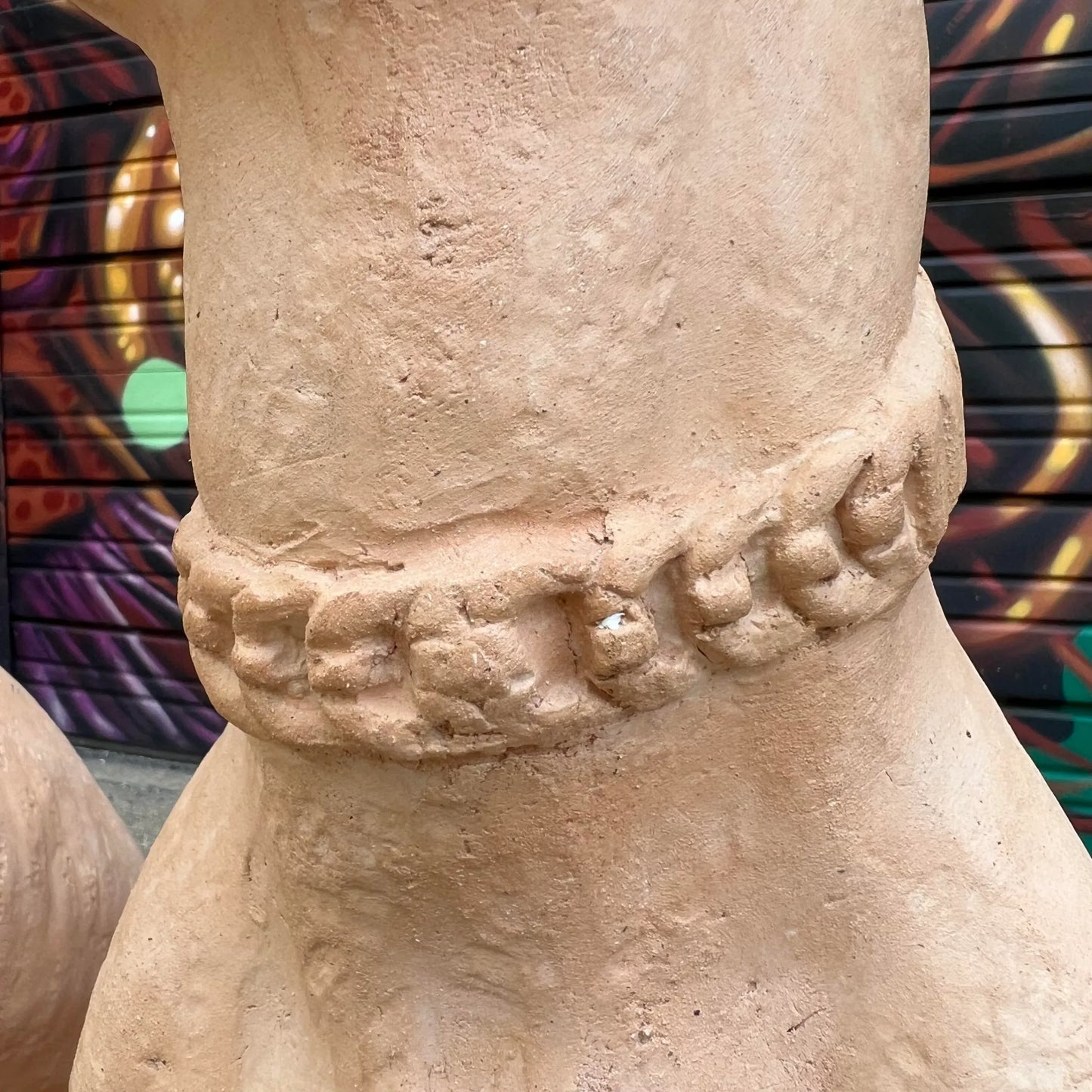 Pair of Italian Terracotta Greyhound Statues